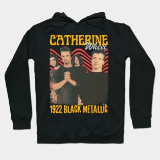 Catherine Wheel Vintage 1992 // 1922 Black Metallic Original Fan Design Artwork Hoodie